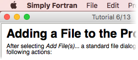 simply fortran support