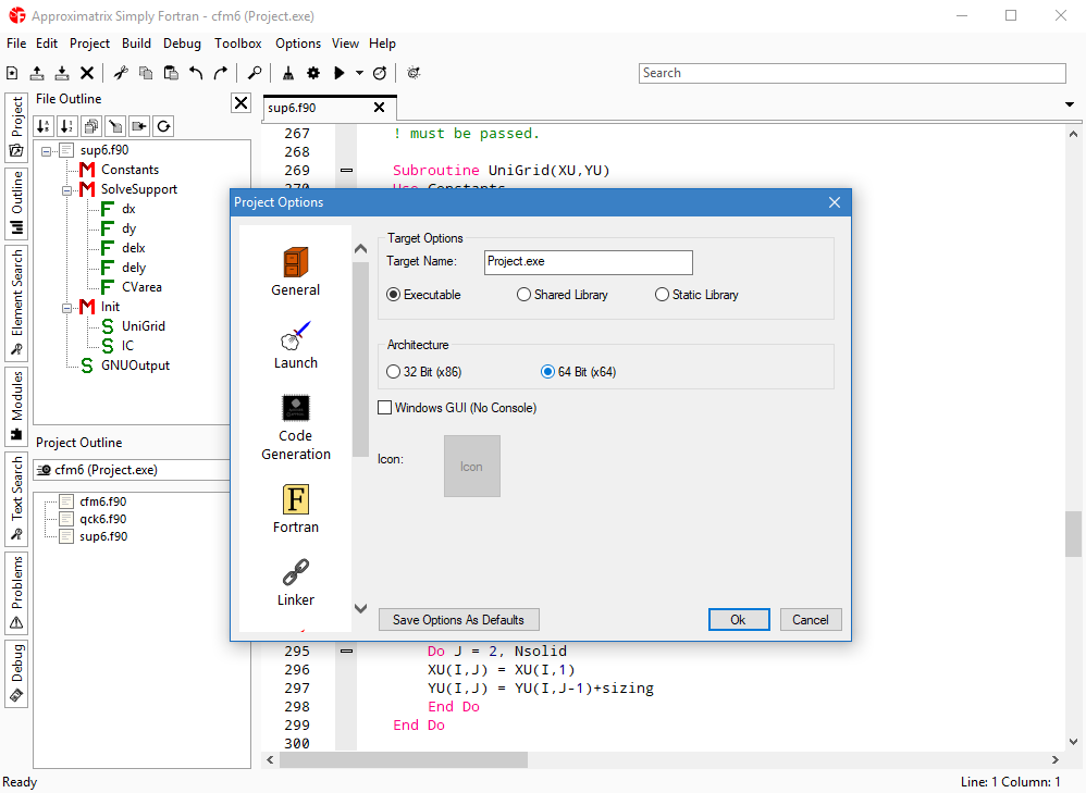 simply fortran windows dialogs