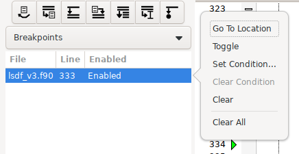 Inserting and Managing Breakpoints