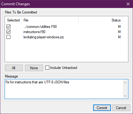 Simple Interface for Common Git Operations
