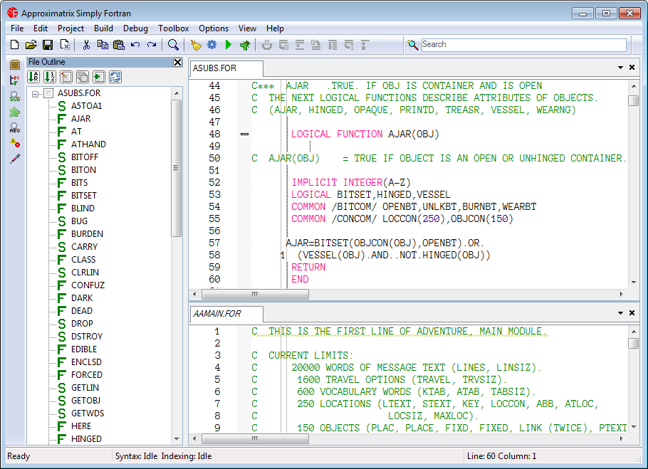 previous version of simply fortran package manager