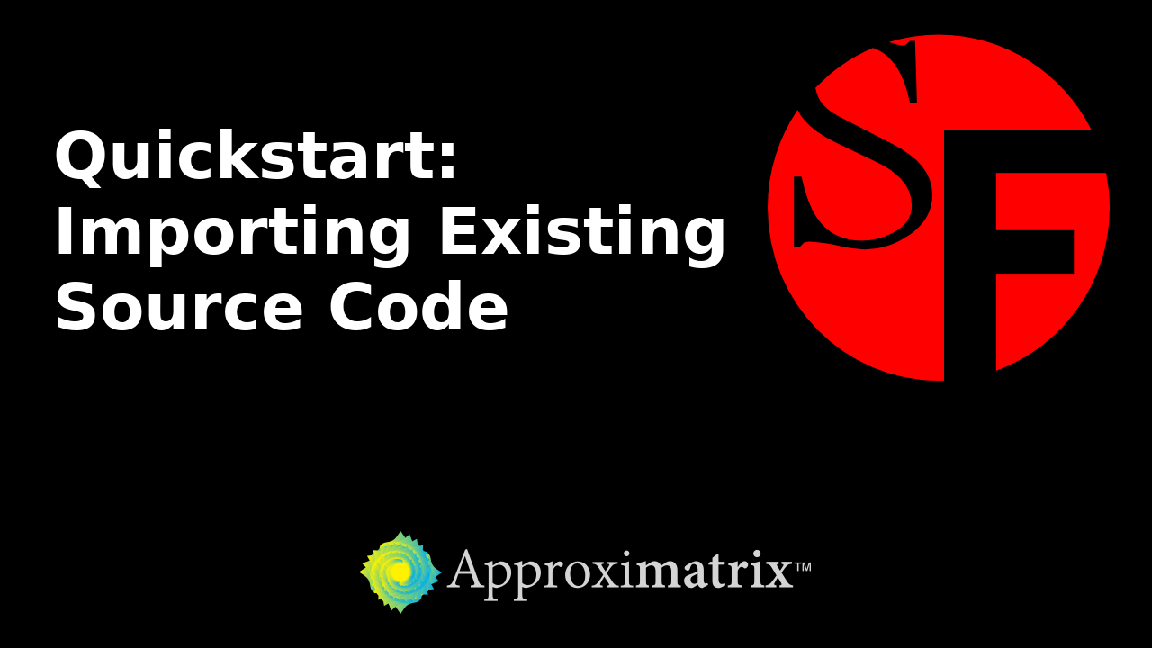 Quickstart: Importing Existing Source Code